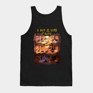 A Day In The Life Of The Cats Tank Top